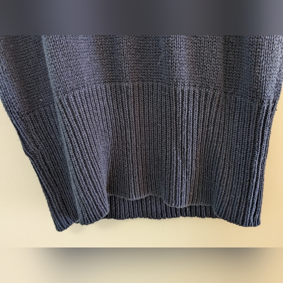 Thyme Maternity Navy Blue knitted dress size L - Picture 5 of 9